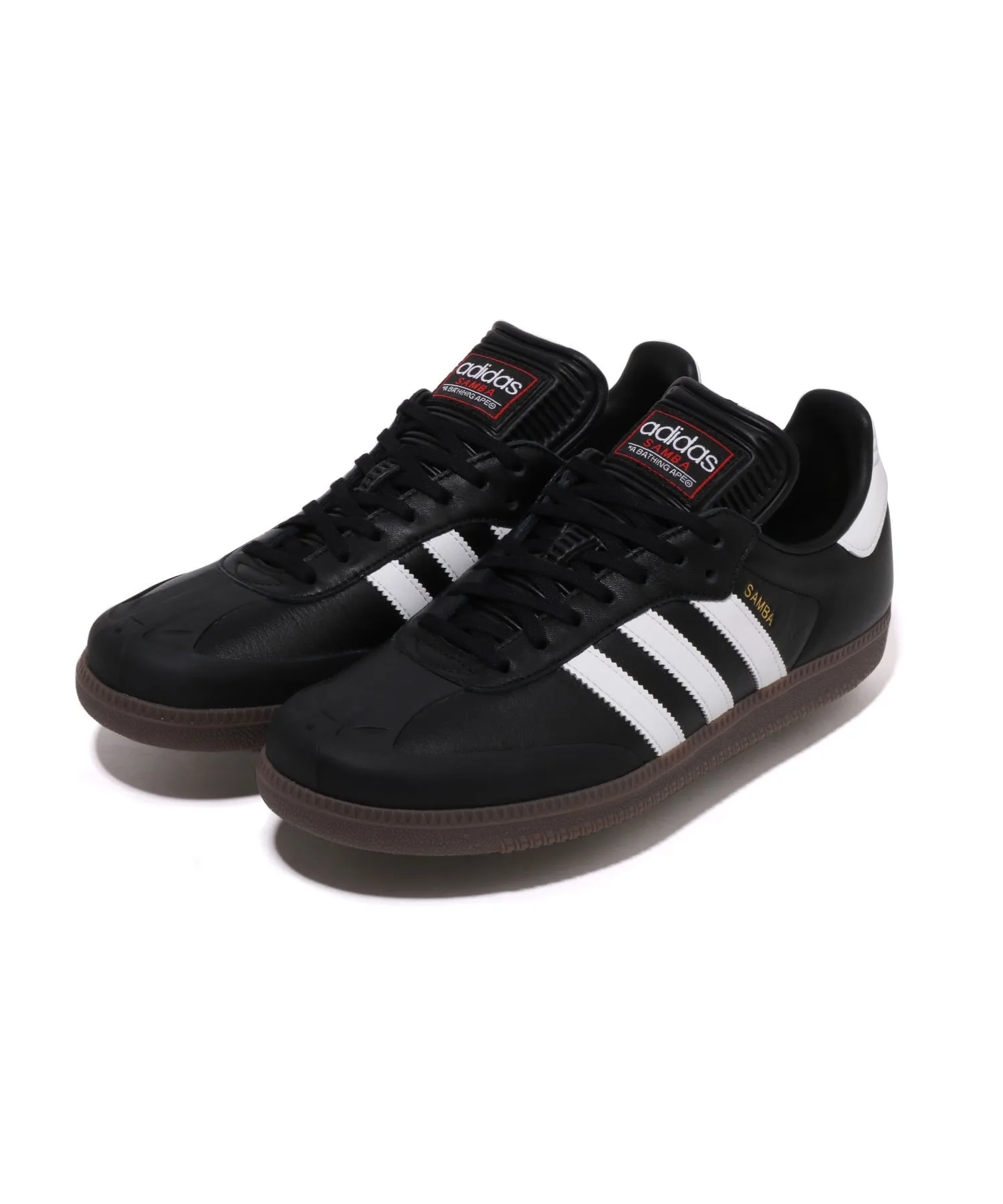 BAPE X ADIDAS - SAMBA A BATHING APE, BLACK — фото 2