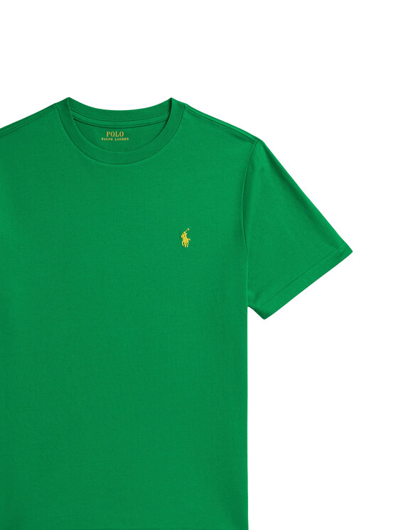 Футболка regular fit 323832904502 Polo Ralph Lauren, зеленый — фото 3