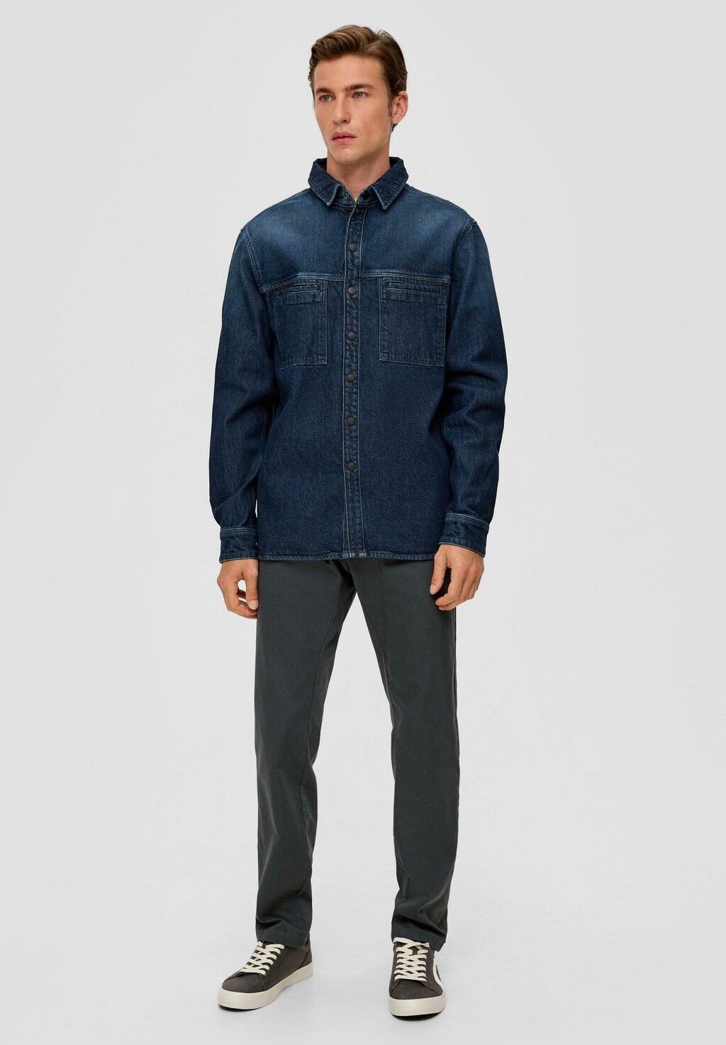 

Рубашка RELAXED STRETCH s.Oliver, цвет Rinsed Denim