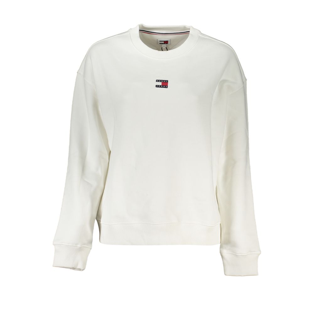 

Белый хлопковый женский свитер Tommy Hilfiger