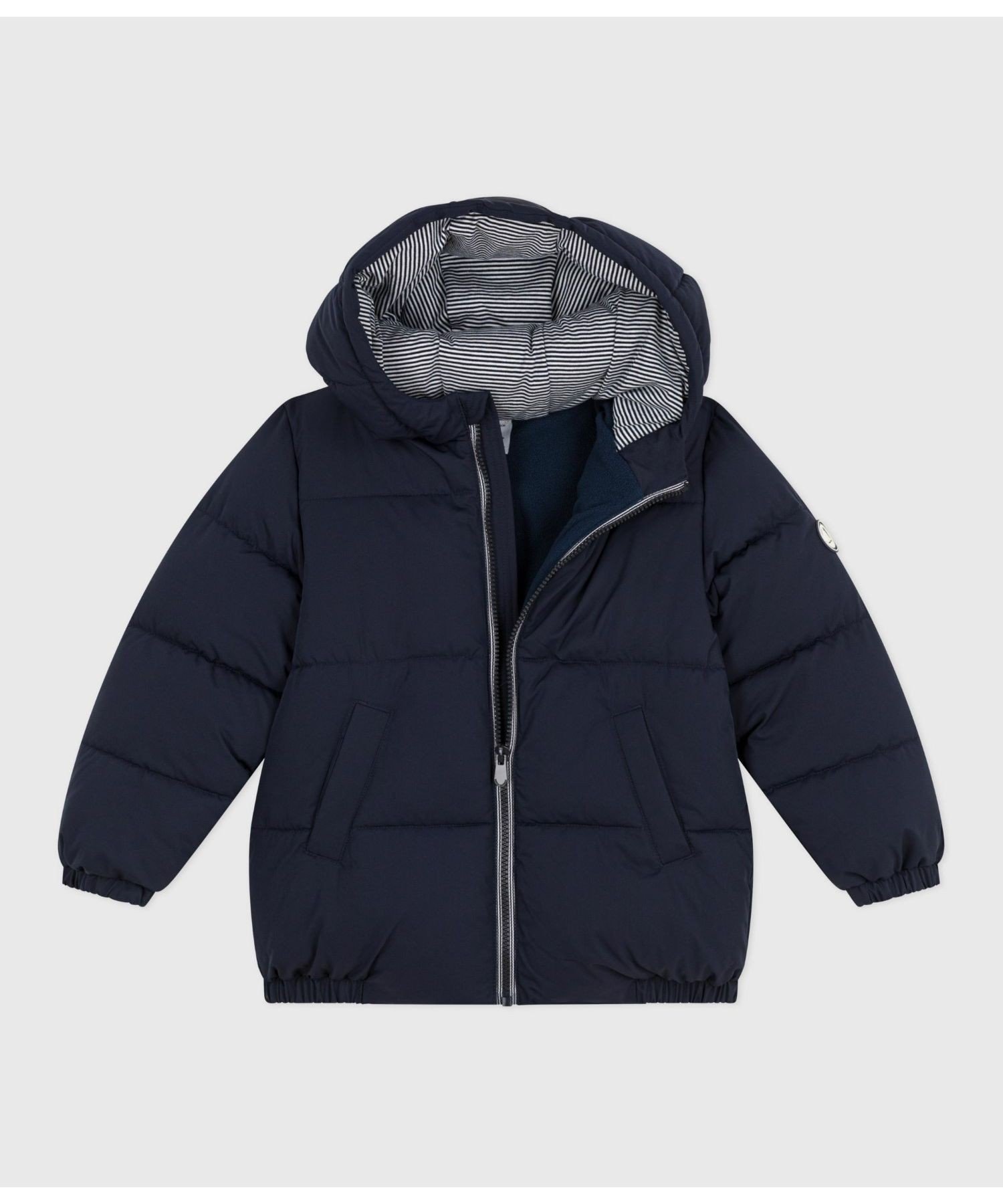 Стеганая куртка с капюшоном PETIT BATEAU, Navy — фото 2