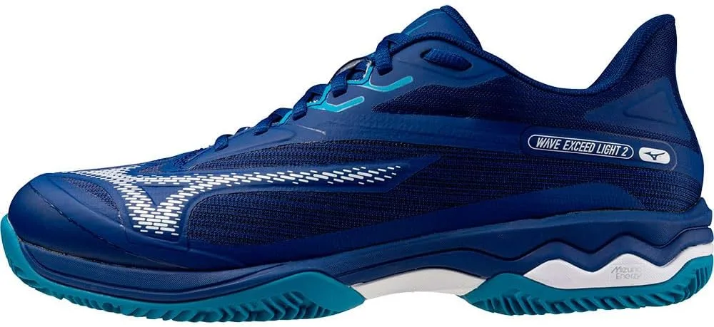 Мужские теннисные кроссовки Mizuno Wave Exceed Light 2 CC 61GC2320 15, синие
