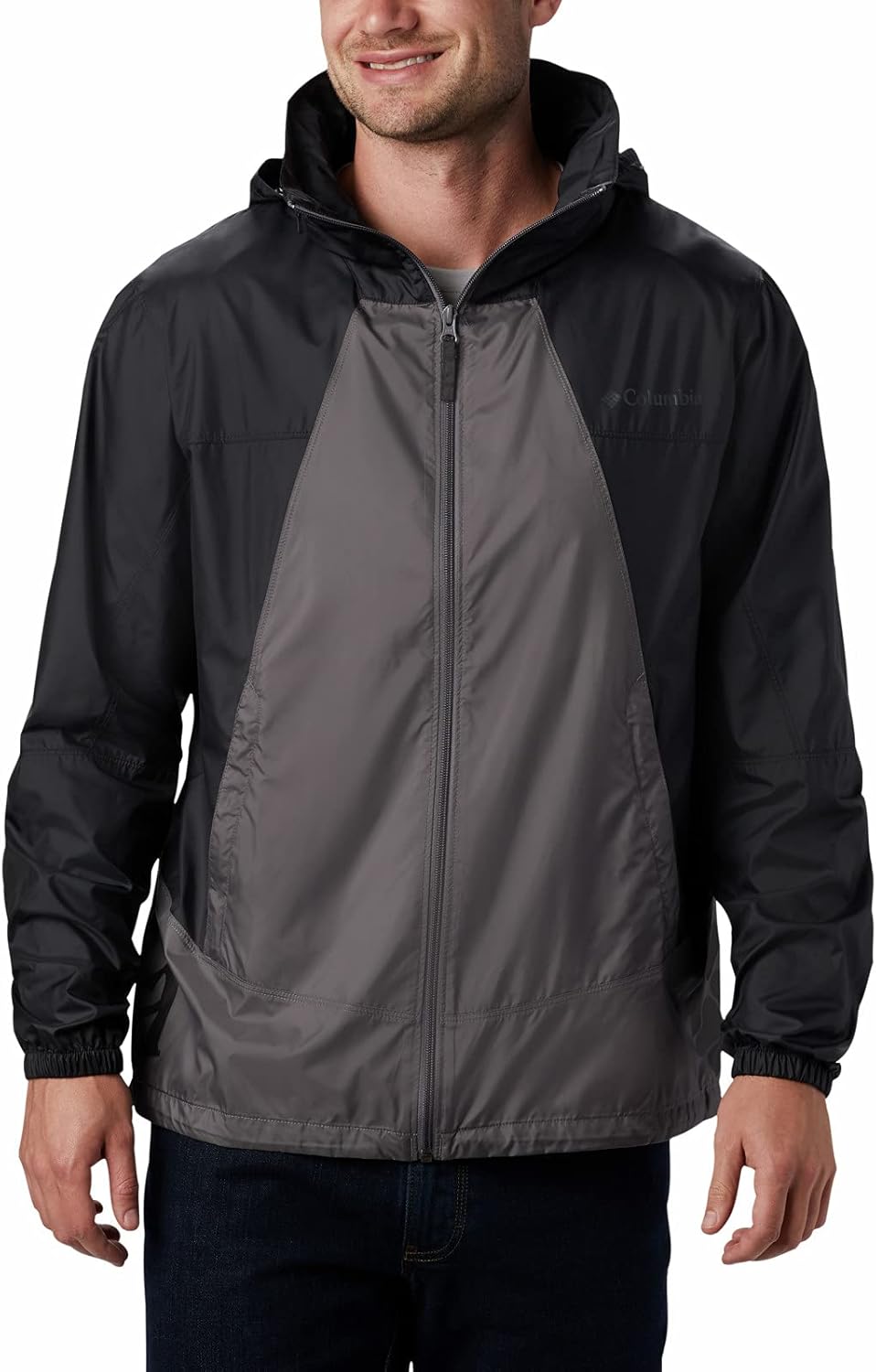 

Columbia Men's Point Park ветровка, City Grey, Black