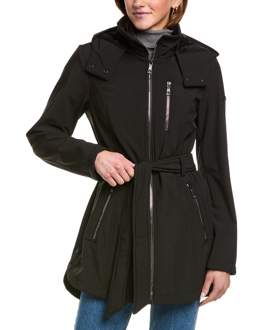 

Куртка Nautica Softshell с поясом, черный