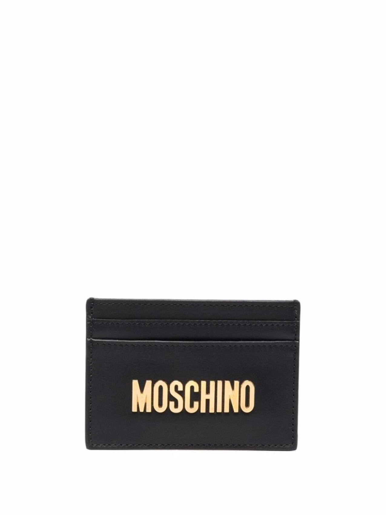 

Moschino картхолдер с логотипом, черный