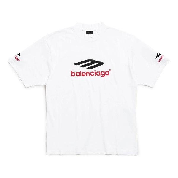 

Футболка 3b sports icon t-shirt 'white black red' Balenciaga, белый