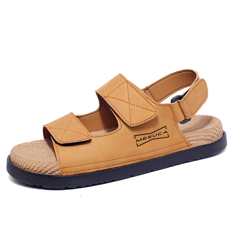 

MESUCA Пляжные сандалии мужские песочные желто-коричневые, цвет Yellow Brown