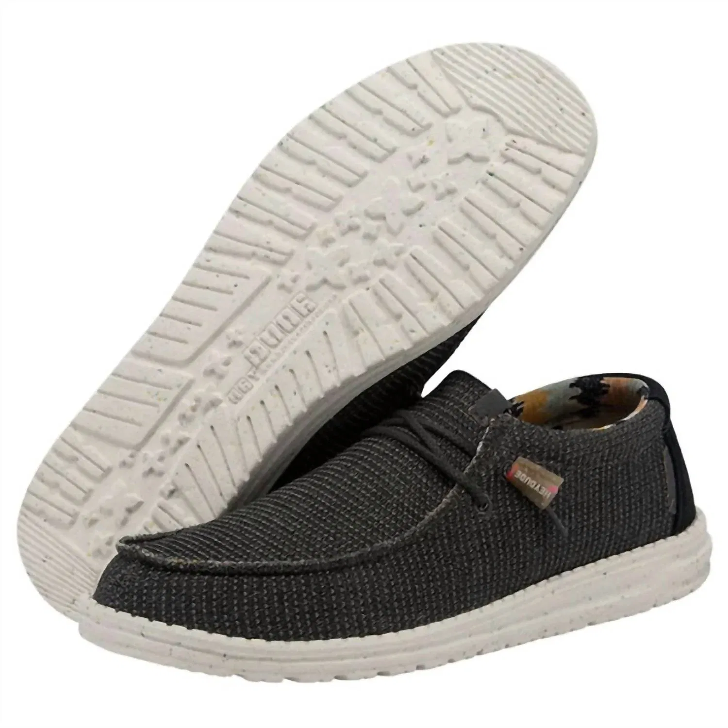 Hey Dude Men's Wally Eco Sox Shoe In Sox Charcoal — фото 2