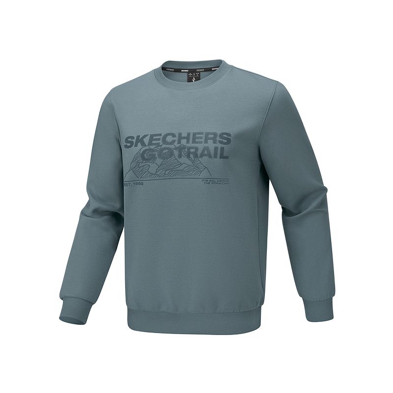 

Свитшоты мужские dark gray 00VB Skechers, темно-серый