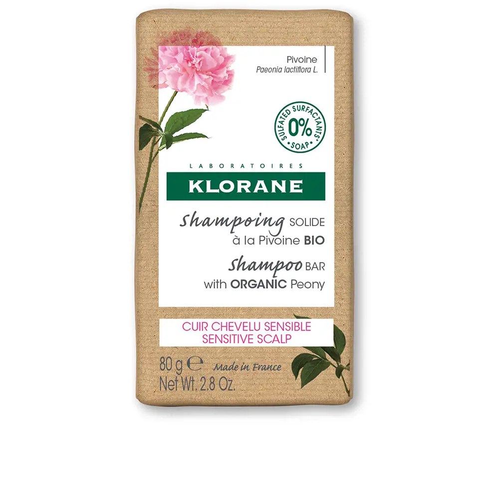

Шампунь A la peonía bio champú sólido Klorane, 80 гр.