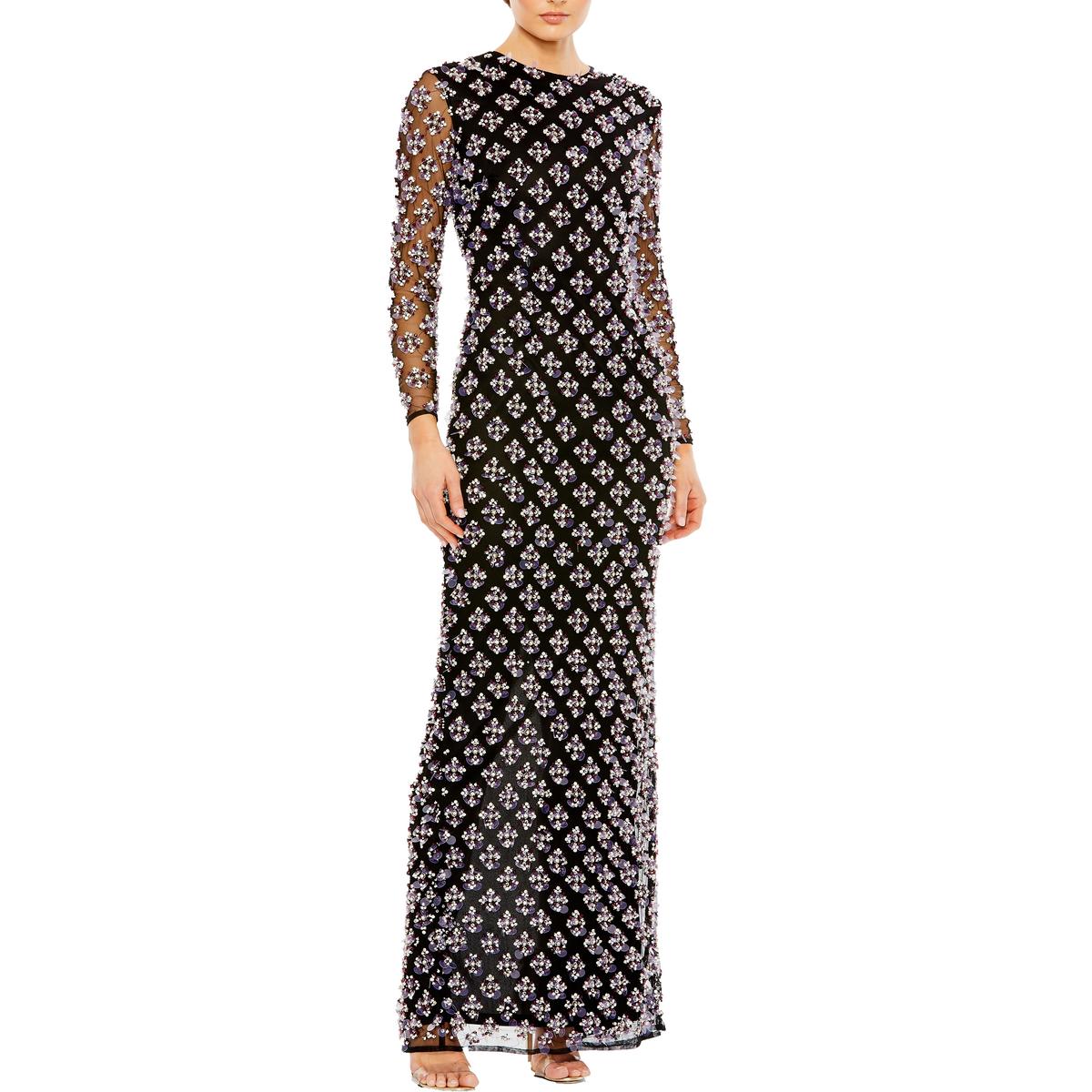 

Женское вечернее платье с декором Mac Duggal