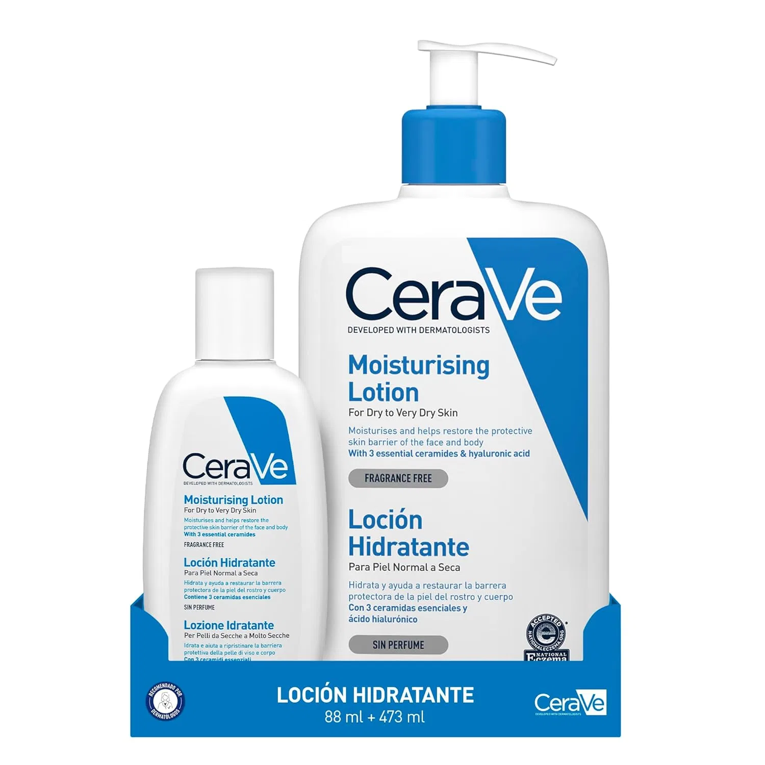 Увлажняющий лосьон CeraVe для сухой и очень сухой кожи, 473 мл + 88 мл Cerave