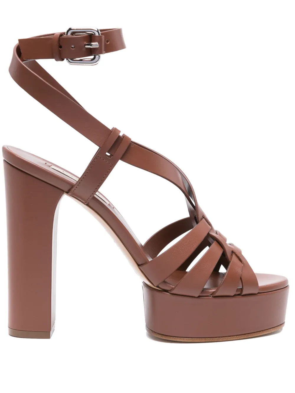 Босоножки Betty 120 Casadei, коричневый