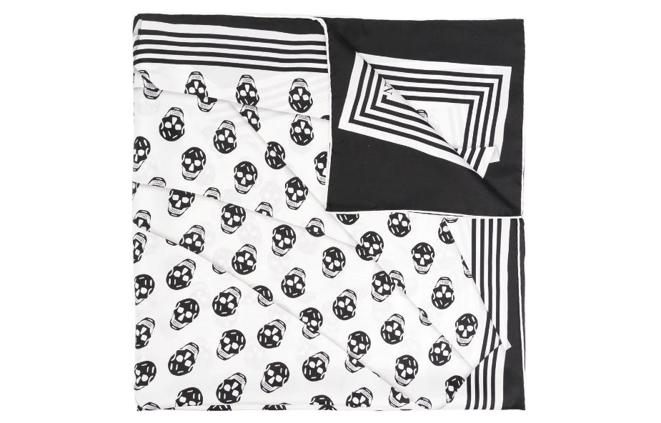 

Alexander McQueen Череп байкера с принтом, Black