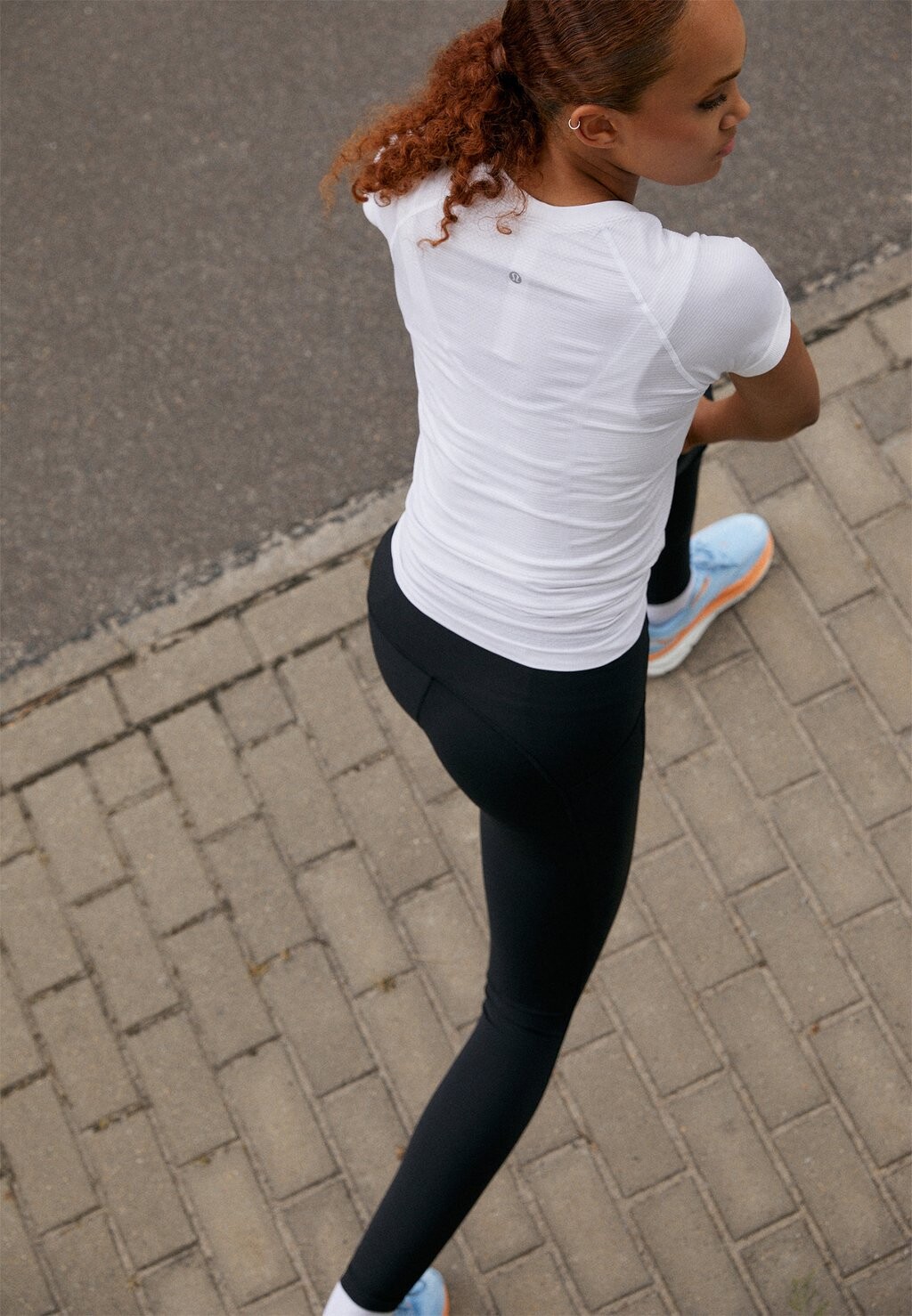 

Футболка базовая Swiftly Tech Short Sleeve 2.0 lululemon, белый