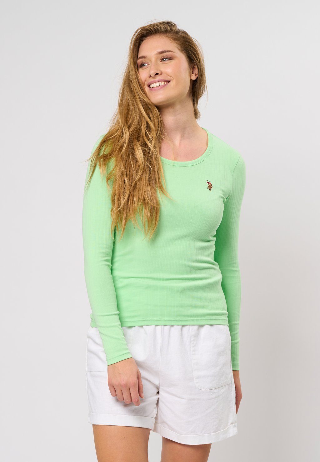 

Топ с длинными рукавами CARLOTTA U.S. Polo Assn., зеленый
