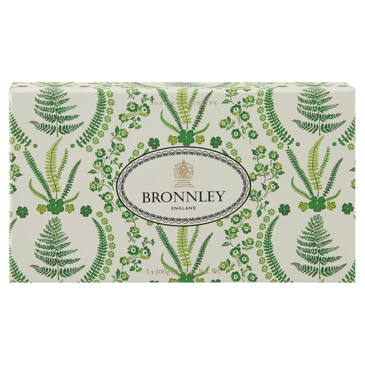 Мыло «English Fern» от Bronnley, 3 x 100 г Bronnley