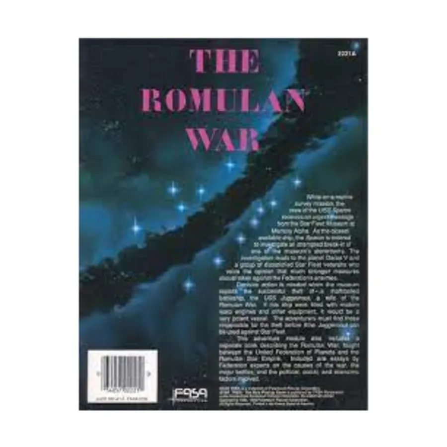 

Модуль Romulan War - Book Only!, Star Trek - Adventures (FASA)