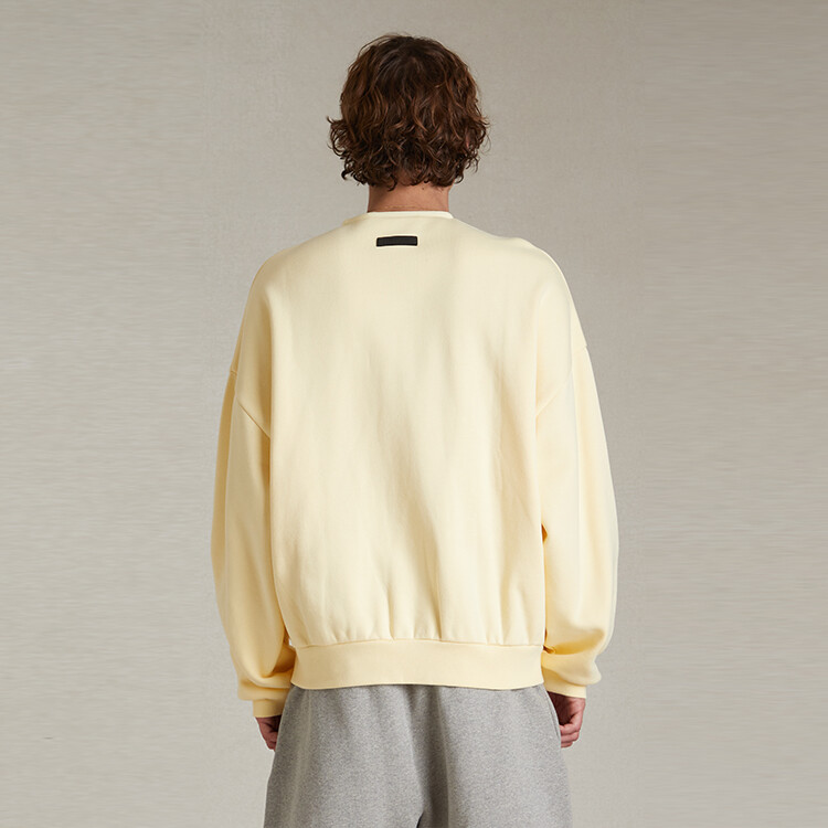SS24 Толстовка мужская садовая желтая Fear Of God Essentials, желтый — фото 3