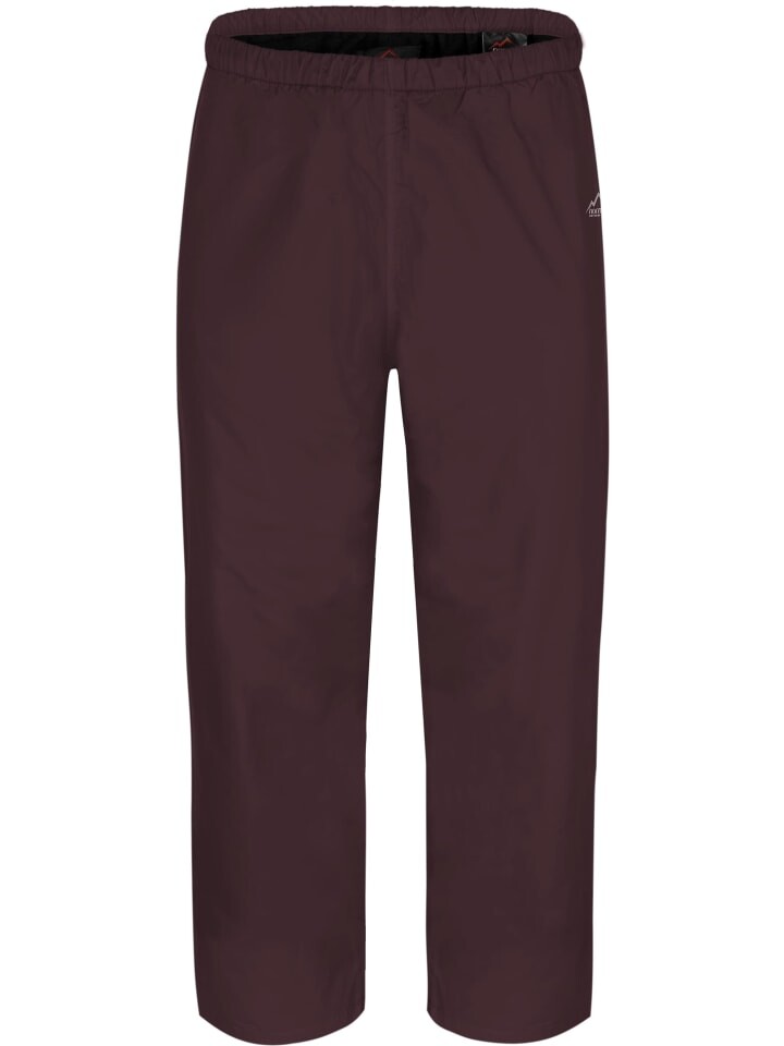Дождевые брюки Normani Outdoor Sports Kinder Regenhose mit Fleecefutter Bristol, бордо — фото 2