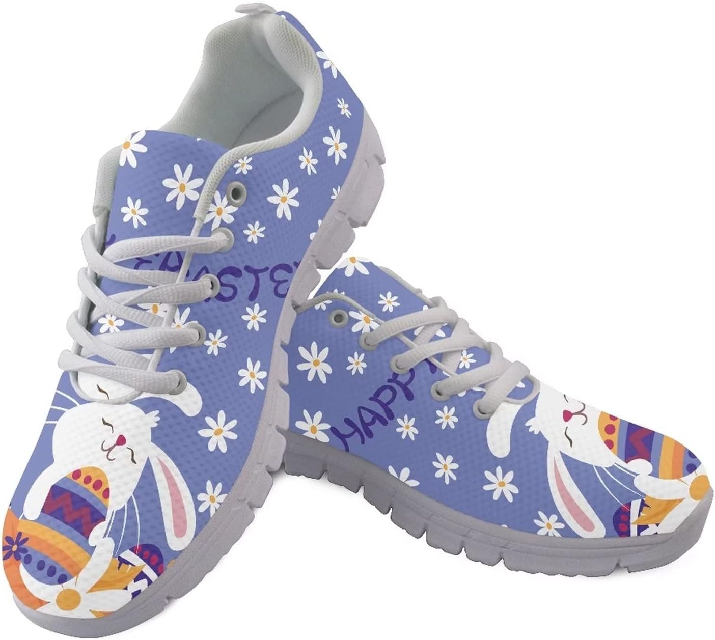 

Мужские спортивные теннисные кроссовки GIFTPUZZ, легкие кеды с шнуровкой, дышащие, для тренажерного зала и спортивных занятий, Easter Rabbit