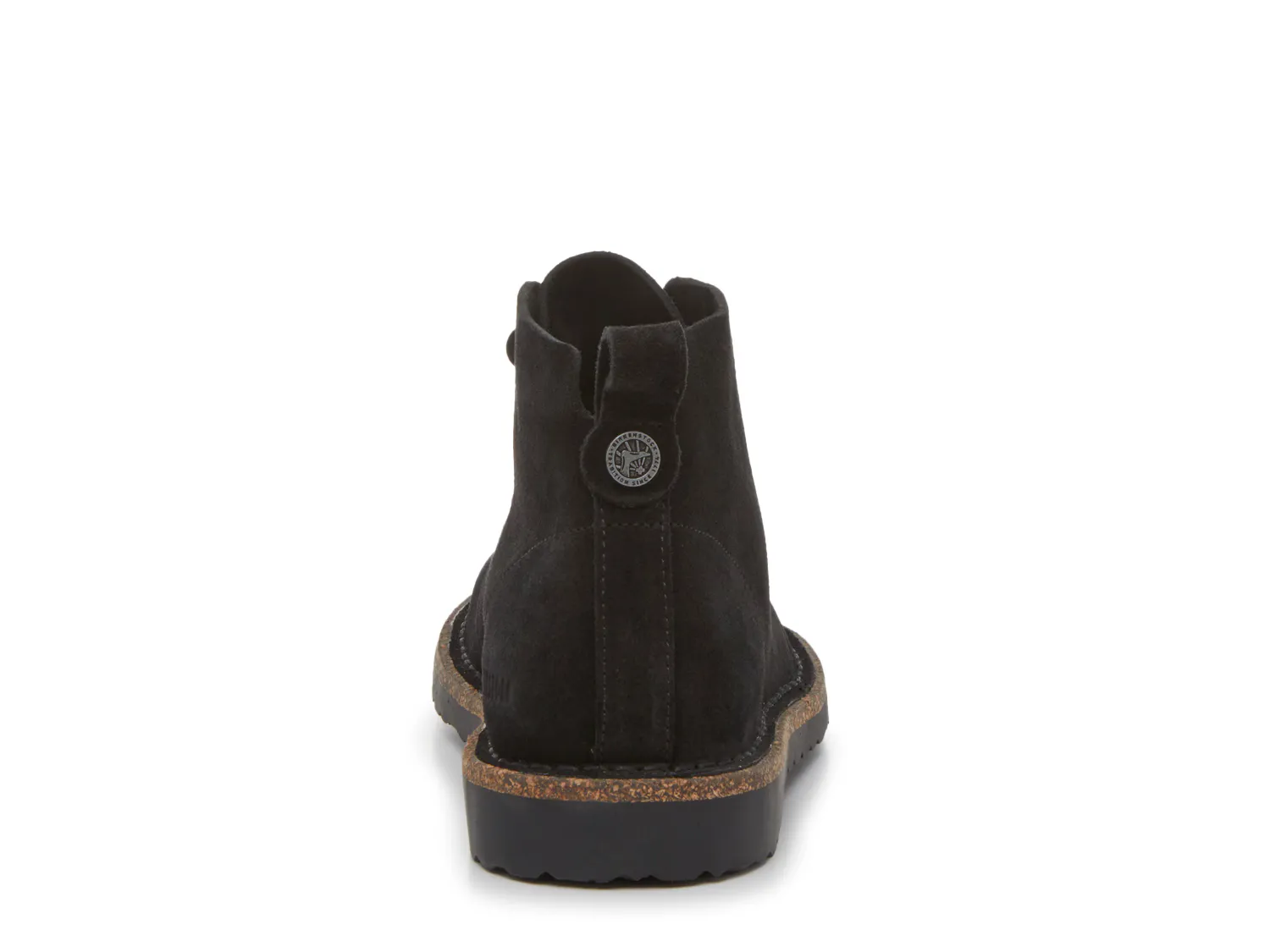 Ботинки женские Birkenstock Uppsala замшевые на шнуровке, черный — фото 4