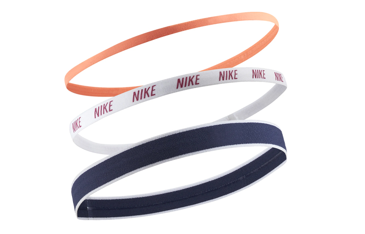 Nike Повязки для волос Unisex Multicolor/Bright Orange/White/Dark Navy Blue — фото 2