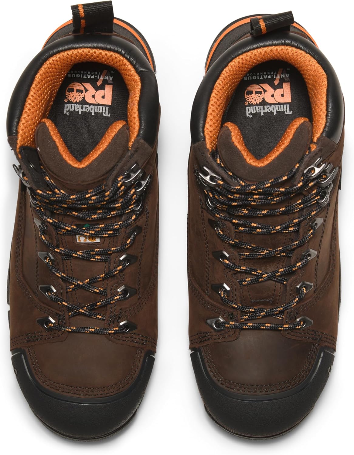 Timberland PRO мужские Endurance EV 6 дюймовые ботинки с композитным защитным носком и водонепроницаемостью, Walnut/Orange — фото 4