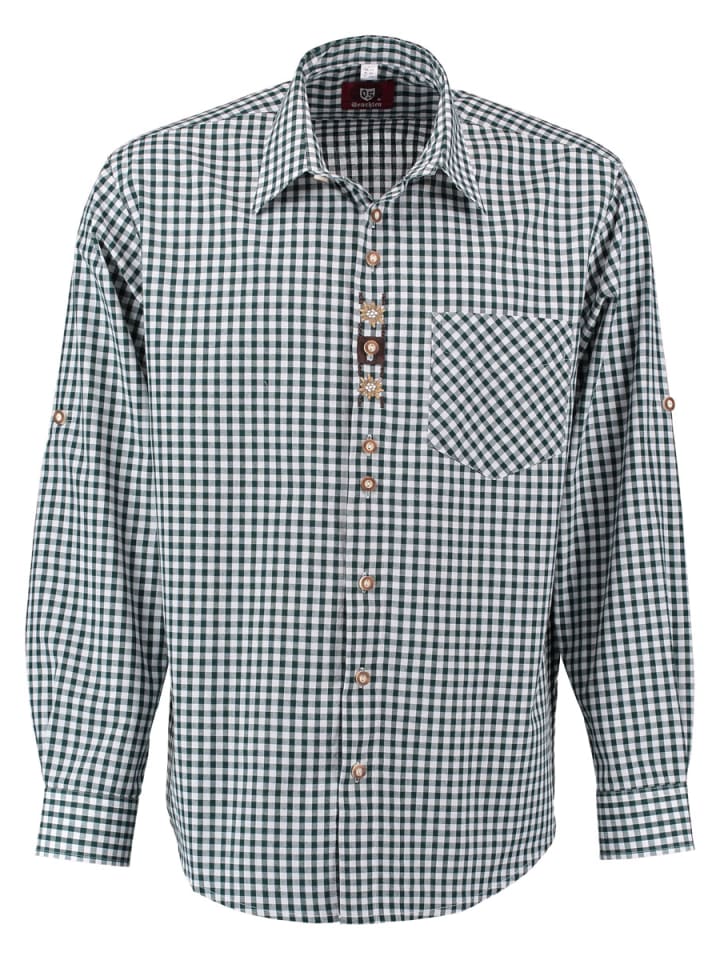 

Традиционная рубашка Утамо темно-зеленого цвета OS-Trachten