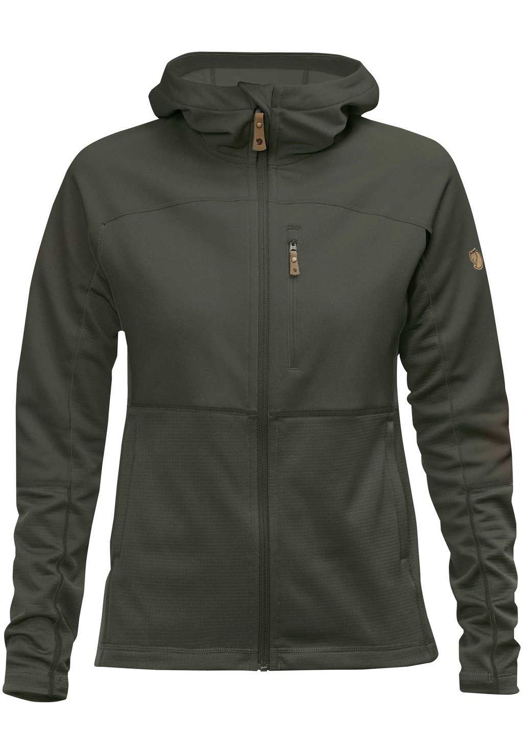 

Флисовая куртка ABISKO TRAIL FLEECE M Fjällräven, темно-зеленый