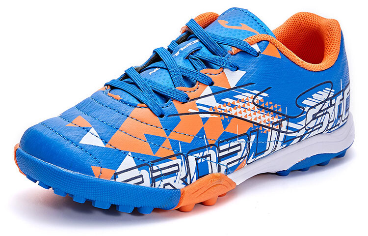 Детские футбольные бутсы Kids Low-top Fancy Blue Orange Joma, голубой — фото 3