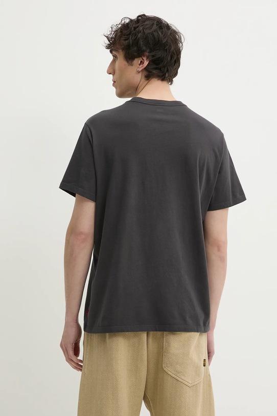 Хлопковая футболка с принтом GRAPHIC CREWNECK TEE Levi'S, серый — фото 3