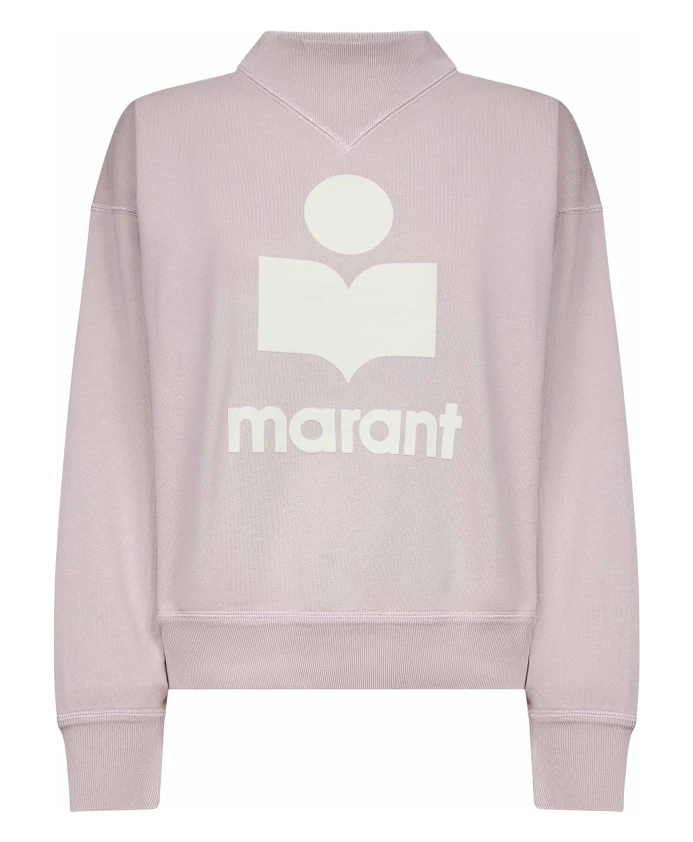 

Розовый свитер с V-образным швом Marant Ãtoile, розовый