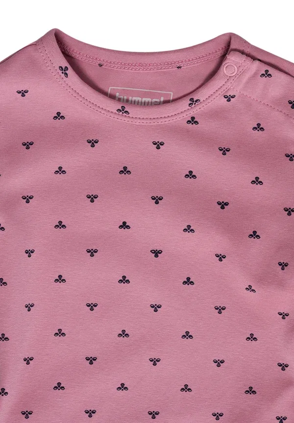 Боди Hummel Hmlmini Bee Aop Body L/S Body, цвет полинак — фото 3