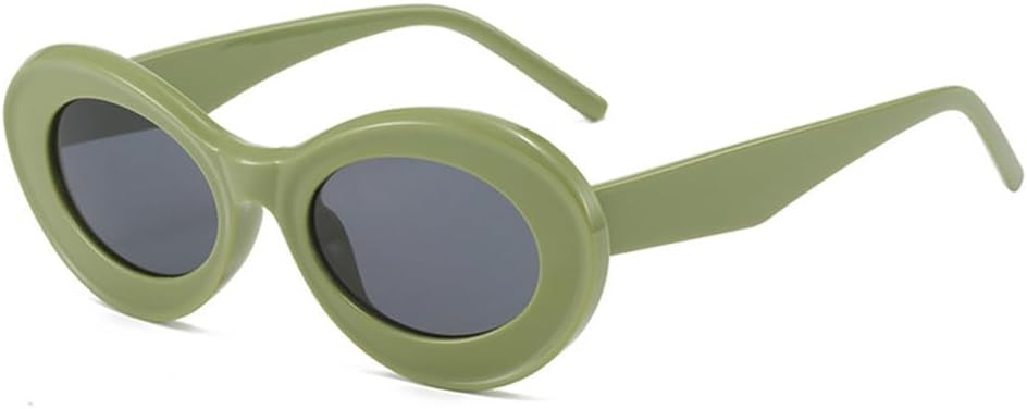 

Солнцезащитные очки UV400 — овальные, зелено-фиолетовые, с плавным переходом цвета, для женщин и мужчин, для бега и занятий спортом на открытом воздухе UYPTK, Green Grey