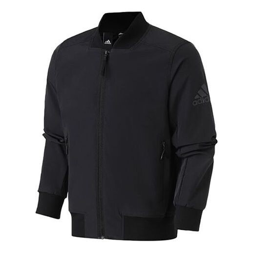 

Куртка men's casual sports stylish woven jacket black Adidas, черный