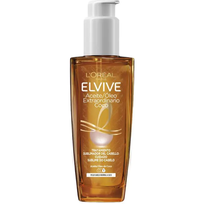 

Масло для волос elvive aceite extraordinario coco L'Oréal París, объем 100 мл