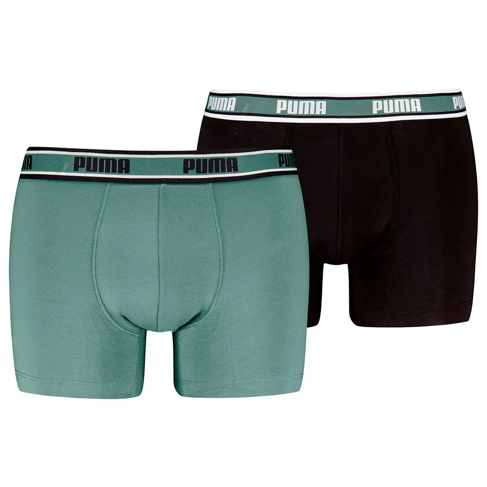 

Боксеры 2 шт Puma Logo Elastics boxers 2 units, зеленый