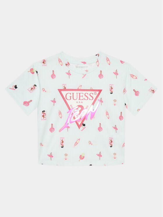 

Футболка свободного покроя Guess, мультиколор