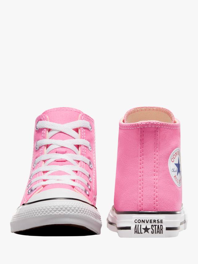 Детские кроссовки Chuck Taylor All Star Lace Up Hi-Top Converse, Pink — фото 4