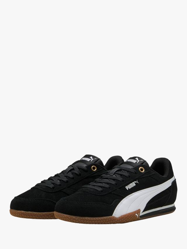 Bella Donna SD замшевые шнурованные кроссовки PUMA, Puma Blk Puma-wht — фото 2