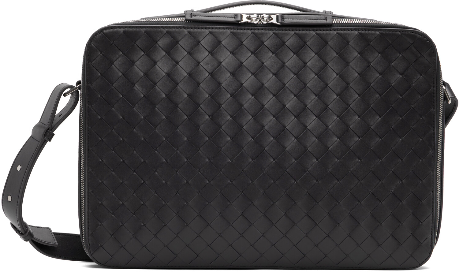 

Серый тонкий портфель Getaway Bottega Veneta