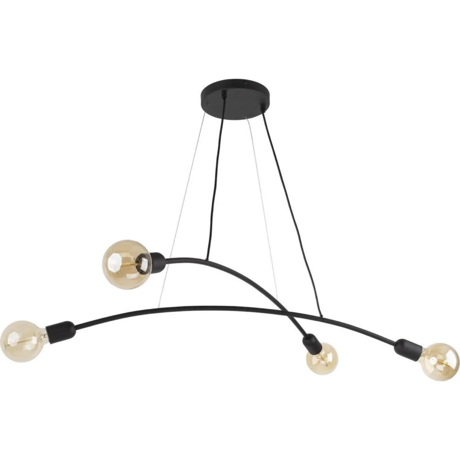 

Подвесная лампа famlights, 93x93x140 см, черный