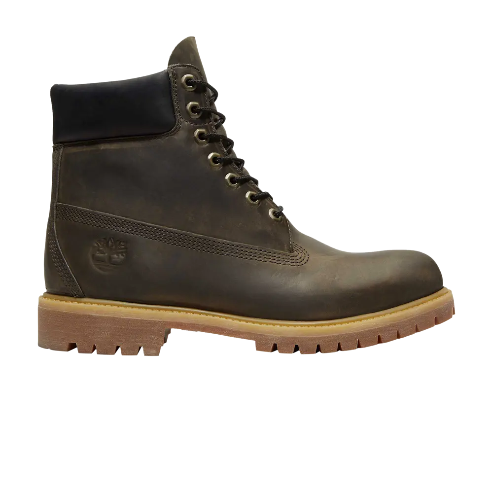 Ботинки Timberland Premium 6 Inch на шнурках, серый