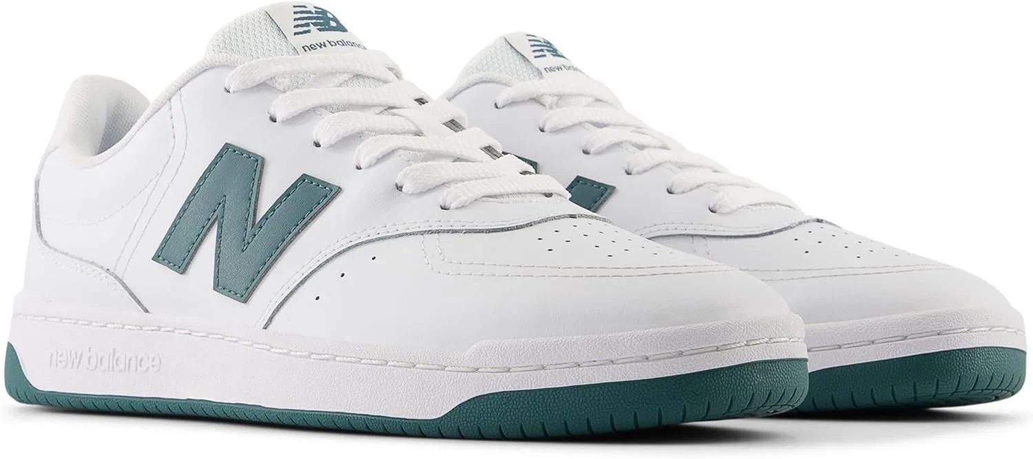 Мужские кроссовки New Balance BB80, White Burgundy — фото 2