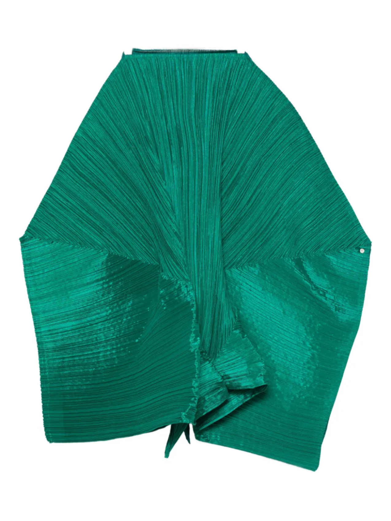 

Pleats Please Issey Miyake плиссированный шарф асимметричного кроя, зеленый