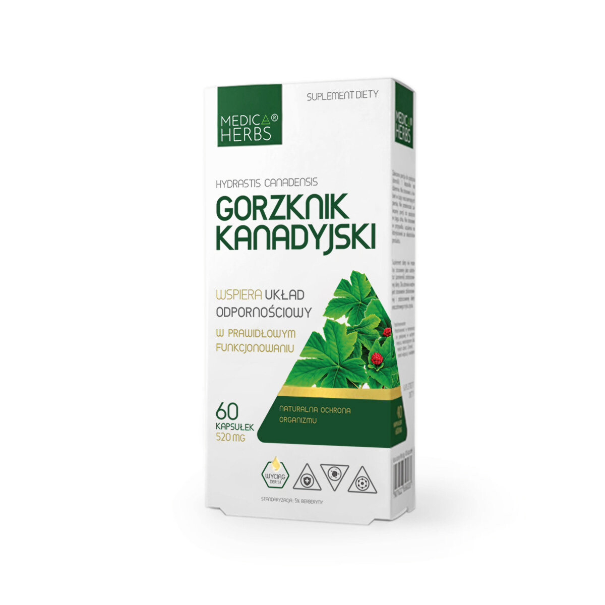 

Диетическая добавка Goldenseal 520 мг Medica Herbs ИММУНИТЕТ