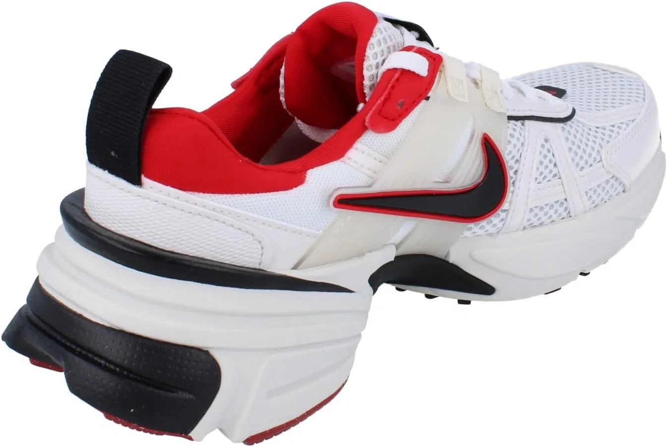 Кроссовки Nike V2K Run Unisex для бега, модель HF0120, Metallic Summit White Black 100 — фото 3