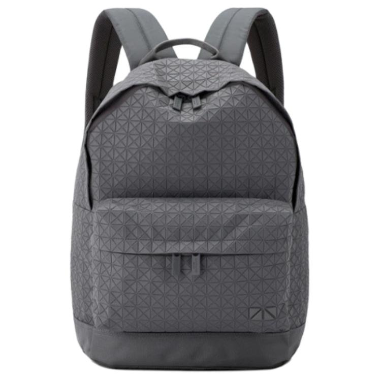 

Рюкзак студенческий из полиуретана для ноутбука мужской серый ISSEY MIYAKE