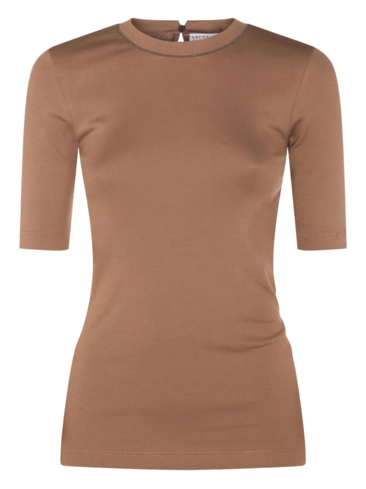 

Футболка из джерси Brunello Cucinelli, коричневый